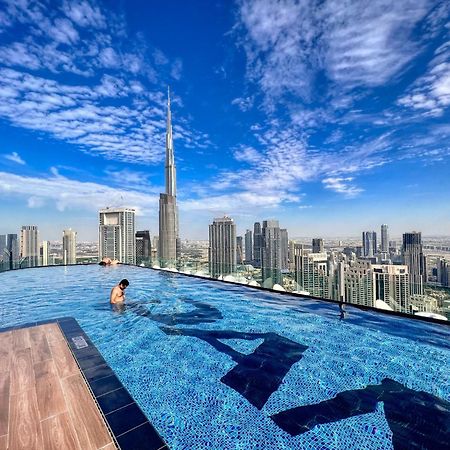Infinity Pool & Burj Khalifa View L Luxe Paramount Ντουμπάι Εξωτερικό φωτογραφία