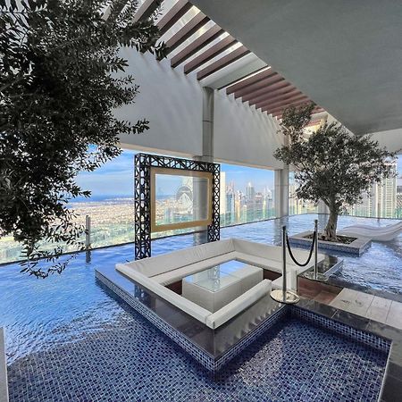 Infinity Pool & Burj Khalifa View L Luxe Paramount Ντουμπάι Εξωτερικό φωτογραφία