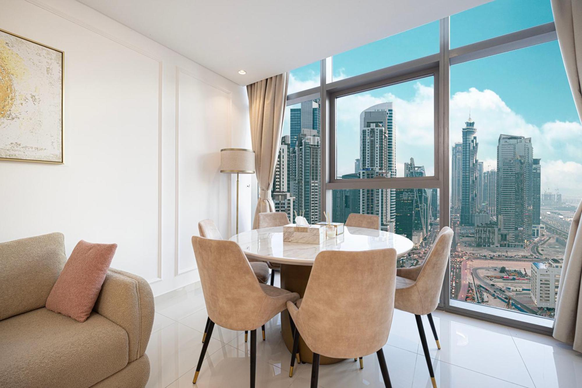Infinity Pool & Burj Khalifa View L Luxe Paramount Ντουμπάι Εξωτερικό φωτογραφία